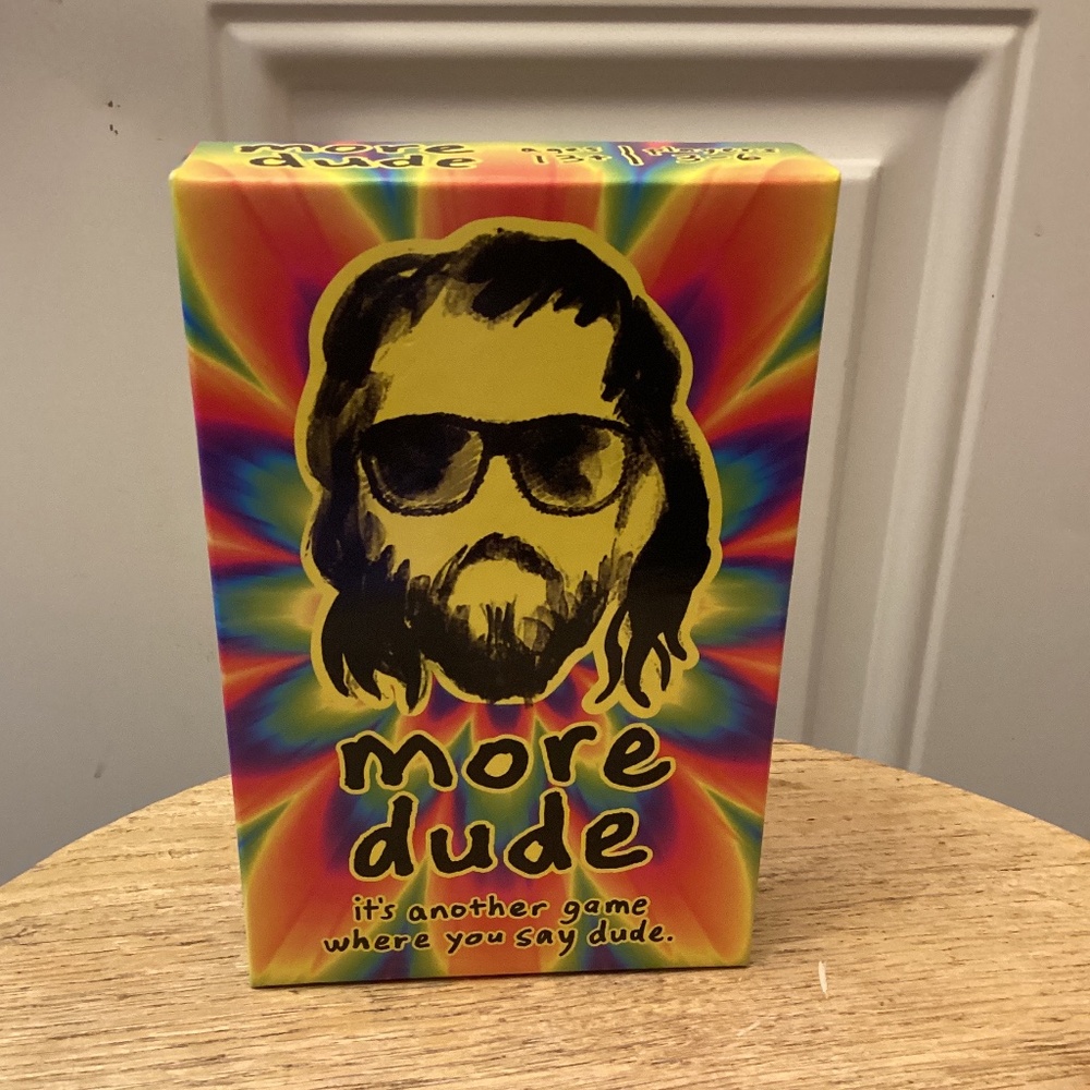 More Dude card game